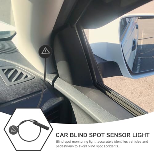 Mobestech Car Blind Spot Monitoring Light with Line-Connected Sensor for Lane Change Assistance and Enhanced Driving Safety Easy Installation 11.8 Inch