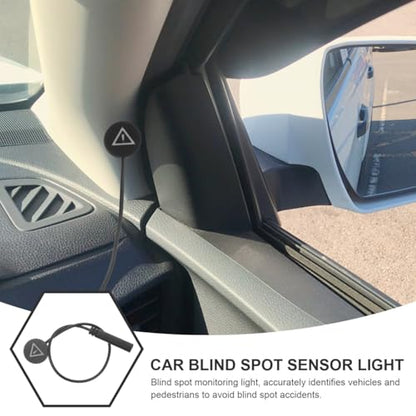 Mobestech Car Blind Spot Monitoring Light with Line-Connected Sensor for Lane Change Assistance and Enhanced Driving Safety Easy Installation 11.8 Inch