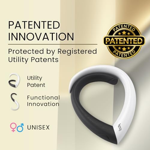 FafaConcepts | Portable Bag Hanger for Table | Sleek Heavy-Duty Purse Hook | Unisex | Holds Up to 22 Lbs | Caviar and Pearl - color: caviar/pearl