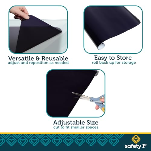 Safety 1st Cling Car Window Shades for Baby, 4 Pieces, Sun Blocker and UV Protection, Static Cling Privacy Shade, Black Tint - size: Pack of 4