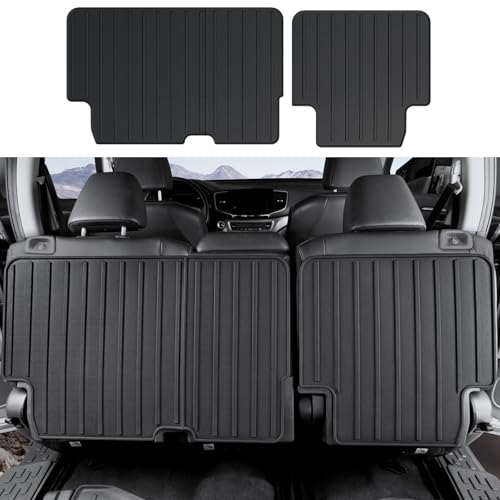 Kick Mats for 2016-2022 Honda Pilot 8 Passengers (No Elite Models) Car Mat Accessories, 2nd Kick Mats for 2022 Honda Pilot Accessories - size: for 2016-2022 Honda Pilot Kick Mats