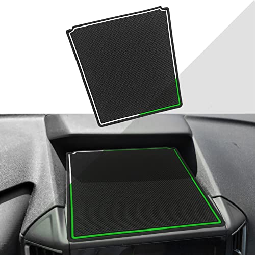 Dash Dashboard Cover Mat for Subaru Forester Accessories 2019-2023 2024 Subaru Crosstrek Impreza 2018-2023 Interior Dash Rubber Pad Liner Insert Premium Custom (White Trim, Glow in Dark) - color: White, Glow in Dark, size: 2018-2023