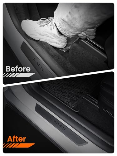 Door Sill Protector for Tesla Model Y Juniper Door Sill Guards Anti-Kick Full Protect Door Entry Cover for 2025 2026 New Model Y Accessories 5PCS