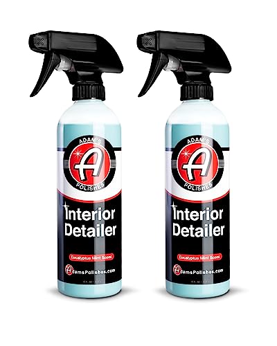 Adam's Polishes Interior Detailer 16 fl. oz - Total Car Cleaner, Protectant & Dressing | All Purpose Leather Conditioner | Vinyl, Dashboard, Screen, Seat Cleaner & More - Pack of 2 - size: 32 Fl Oz (Pack of 1)