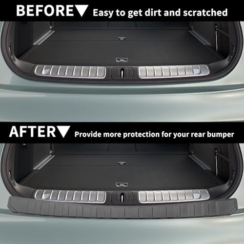 Rear Bumper Protector Guard Accessory Trim Cover Scratch Resistant Trunk Door Entry Guards Compatible with Subaru Outback 2015 2016 2017 2018 2019 - color: Subaru Outback 2015-2019