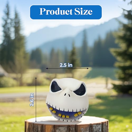 GENANY 3D Resin Horror Nightmare Skellington Car Air Freshener Vent Clips, Spooky Car Freshener, Horror Air Freshener, Gothic Gifts for Women and Men, Funny Spring Gifts For Movie Fans - style: 01. Skellington Character