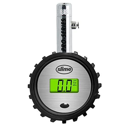 Slime 20456 Tire Pressure Gauge, Pro-Series, Mini, Digital Precision, (5-100 psi) - size: Mini - Precision, style: Digital