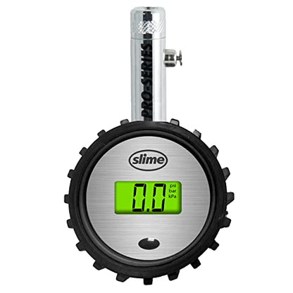Slime 20456 Tire Pressure Gauge, Pro-Series, Mini, Digital Precision, (5-100 psi) - size: Mini - Precision, style: Digital