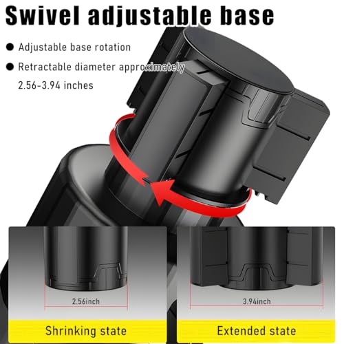 Yourkar Car Cup Holder Extender, Automotive Insert Cup Holder with Adjustable Base, Expandable Auto Adapter Accommodates Cups with Ears and Large Water Bottles, Car Accessories