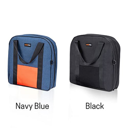 15 Inch Jumper Cable Bag, Heavy Duty Cable Storage Bag, Water Resistant Cable Organizer Bag for Jumper Cable, EV Charging Cables, Cords and Hoses (15 Inch Blue) - size: 15 Inch Blue