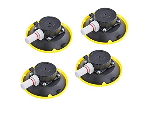 4.5" Mounting Vacuum Suction Cup with 1/4"-20 Female Thread, Small Hand Pump Glass Sucker for Car Camera 4.5" suction cup(4 PACK) - size: 4.5" suction cup(4 PACK)