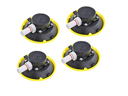 4.5" Mounting Vacuum Suction Cup with 1/4"-20 Female Thread, Small Hand Pump Glass Sucker for Car Camera 4.5" suction cup(4 PACK) - size: 4.5" suction cup(4 PACK)