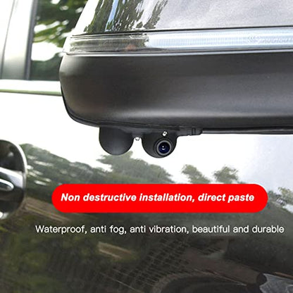 Driver Passenger Side Camera Qiilu Blind Spot Mirrors Car Door Side View Blind Spot Camera HD Night Vision IP68 for Truck RV Van Trailer Emergency Vehicle(Left)