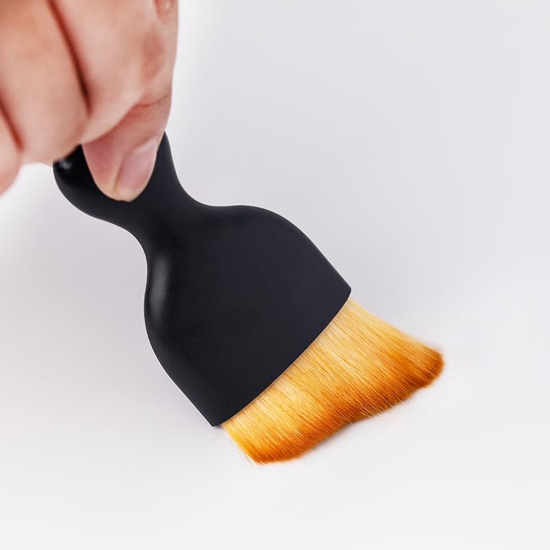 5-Piece mini Cleaning Brush Set, Soft Bristle Detail Brush, Suitable for car Interior, Dashboard, Ventilation, Keyboard, Leather Surface with Protective Cover