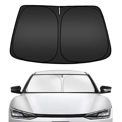 ARISMOTOR Windshield Sun Shade for Kia EV6 2022-2025 2026, Custom Fit Foldable Front Window Sunshade Sun Visor Protector, Block UV Rays Keep Your Car Cooler - size: for Kia EV6 2022-2026