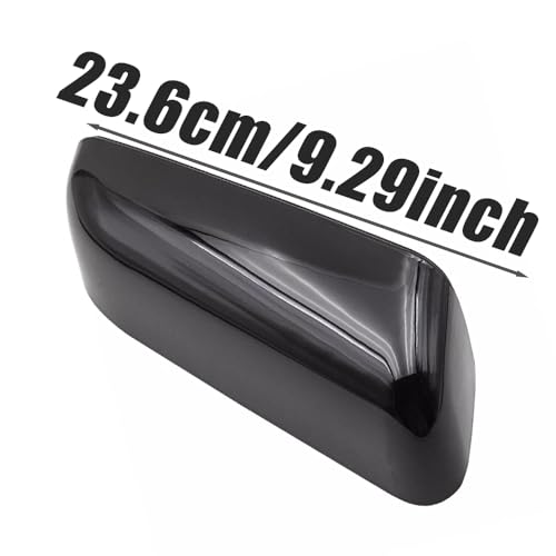 Riloer Side View Mirror Cover, 2 Packs Car Rearview Mirror Cover Cap, Side Wing Mirror Cover Cap Compatible with F-150 Limited 2013-2014 9L3Z17D743AA, 9L3Z17D742AA (Glossy Black) - color: Glossy Black