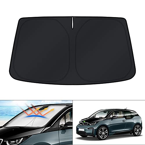KUST Windshield Sun Shade for BMW i3 2014-2022 Accessories Window Sunshade Sun Visor Protector Foldable Blocks UV Rays Keep Your Car Cooler - size: FOR | BMW i3 2014-2022