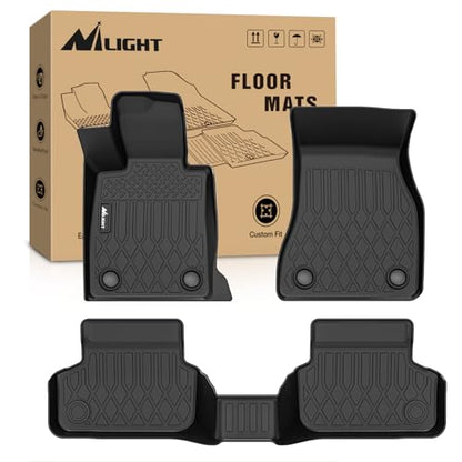 Nilight TPE Floor Mats for BMW 5 Series G30 520i 530e 530i 535i 540i 540d 550i 2017 2018 2019 2020 2021 2022 2023, All Weather Custom Fit Heavy Duty Floor Liners - color: 2017-2023 BMW 5 Series