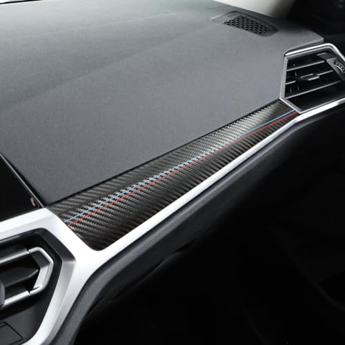 Betterhumz Car Central Instrument Dashboard Cover Trim Compatible with BMW G20 G28 G42 G23 3 4 Series 318i 320i 330i M340i 2020-2023 Car Interior Accessories PVC Leather A - size: Leather A