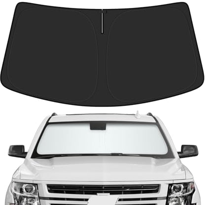 Car Windshield Sun Shade for Chevy 2015-2020 Tahoe Accessories (OEM Design) Reflective Foldable Heat Insulation Sunshade for Ultimate Protection - size: for Chevy 2015-2020 Tahoe