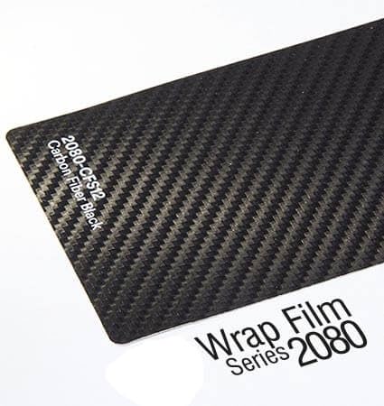 Vinyl Wrap 2080, CFS12 Carbon Fiber Finish 0.5" to 8" Wide, up to 75ft Long Air Release Technology for Chrome Delete, Car Detailing, Home and DIY Projects (2 Inches x 25 FT) - size: 2 Inches x 25 FT