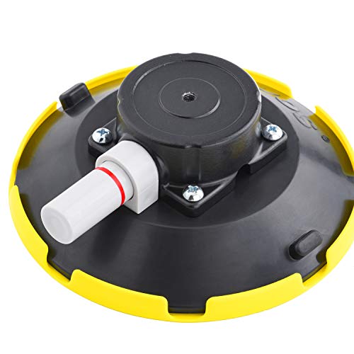 6" Mounting Vacuum Suction Cup with 1/4"-20 Female Thread, Small Hand Pump Glass Sucker for Car Camera (6" Suction Cup) - size: 6" Suction Cup