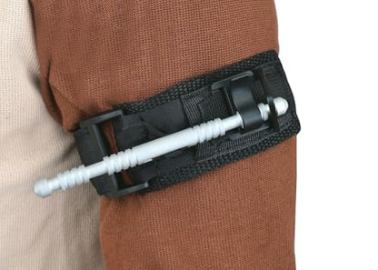 Military-Grade Tactical Combat Tourniquet - Severe Bleeding Control (Black) | Rapid One-Hand Application, Time-Stamped – First Aid, EMS, Law Enforcement, Civilian, Outdoor Survival