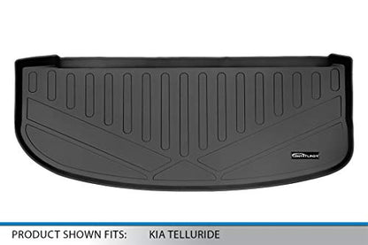 SMARTLINER All Weather Custom Fit Cargo Liner Behind The 3rd Row Compatible with 2020-2025 Kia Telluride - color: Kia Telluride 2020 - 2025