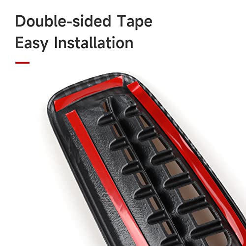 Car Air Outlet Vent Cover Trim Decals for 2022 2023 2024 2025 Honda Civic 11th Gen Accessories ABS Carbon Fiber Interior Stickers - color: Air Vent Trim