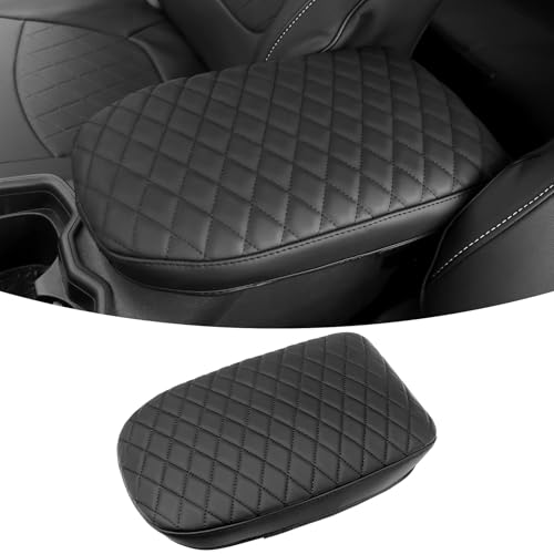 ZZEQYG Center Console Cover for Toyota RAV4 2019-2025 Accessories Center Console Cover Armrest Box Cover Leather Auto Armrest Cover Protector - color: For RAV4 2019-2025
