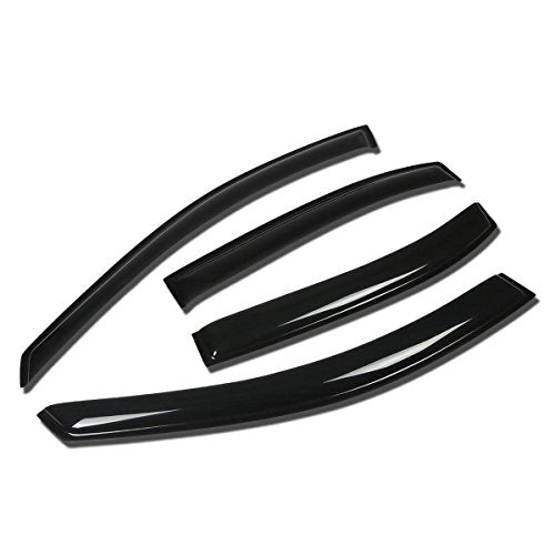 Auto Dynasty Rain Guards Tape on Compatible with 2006-2010 Sonata NF 4DR Window Vent Visor Deflector - size: 06-10 Sonata 4-Door