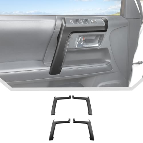 JeCar 4pcs for 4Runner Interior Door Handle Cover Trim for Toyota 4Runner 2010-2023 Matt Black Interior Accessories - color: Matt Black