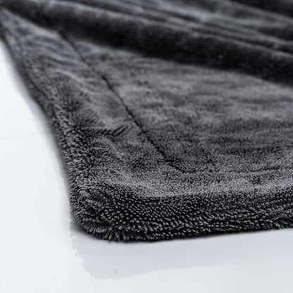 Pittstop Drying Microfiber Towel Large 24x35 Inch 1400 GSM, Edgeless Scratch-Free, Twisted Loop, Super Absorbent, Professional Grade Material, Heavy-Duty, Soft Durable, Car Drying Towel,