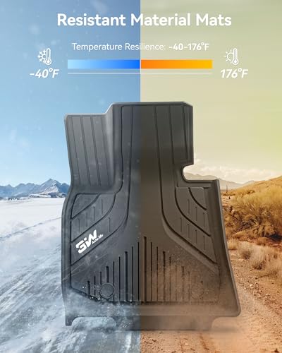 3W Floor Mats & Cargo Liner Fit for 2025 2026 BMW X3 G45, Seatback Protector Mats Cover, Trunk Mat TPE All Weather Custom Car Accessories Full Set BMW X3 30/50M xDrive - style: 2) X3 2025-2026 | Full Set