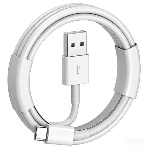 Car Carplay USB A to USB C Cable for iPhone 17 16 15 Pro Max, iPhone Air, 17 16 15 Pro, 17 16 15 Plus,iPhone 16e, USB to USB C Fast Charger Carplay USBC Cable Car Charging USB C Cord 3FT 1Pcs (White) - size: 60W 3FT 1Pack