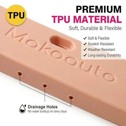 DIY Charm License Plate Frame Hot Pink, 1-Pack Premium TPU License Plate Holder Compatible with Shoe Charms, Anti-Theft Stainless Steel Hardware Kit & Tools, Rattle-Proof Drainage Design - color: Pink, size: 1 PC