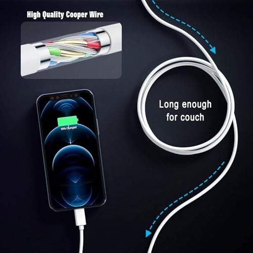 USB C to Lightning Cable, Apple Carplay Cable 3FT Car iPhone Charger Fast Charging Cord for iPhone 14 13 12 11 Pro Max XR XS X 8 Plus, Car Charging Cord