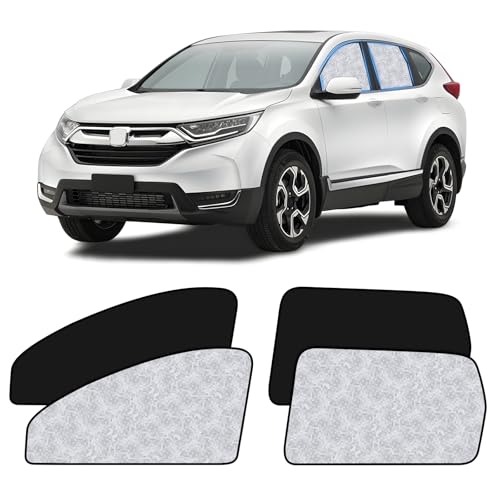 ZATOOTO Car Window Shades for Honda CR-V 2017-2022, 4 Pcs Magnetic Car Window Covers, 100% UV Protection Foldable Privacy Curtains Side Window Sun Shade for Baby Breastfeeding Sleeping Camping - color: Honda CR-V(17-22)