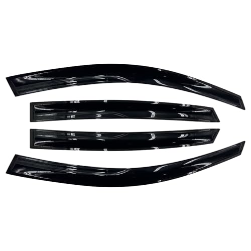 Tape-On Side Rain Guards for Honda Accord - 4pcs - size: 2018-2023 Honda Accord