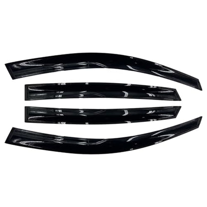 Tape-On Side Rain Guards for Honda Accord - 4pcs - size: 2018-2023 Honda Accord