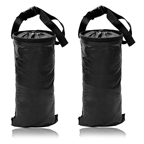 2 Pcs Car Trash Bag Car Trash Can Hanging Back Seat Car, Car Garbage Bag with Storage Pockets, Washable Eco-Friendly Car Garbage Can for Outdoor Traveling & Home Use (Black)
