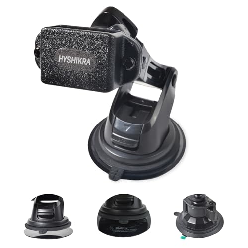 UAYESOK Suction Cup Mounting Disk Dashboard Windshield Pad Mounting Plate for Car Phone Holder Handheld Radio Mount, 78mm Strong Adhesive Disc for Dash Camera, GPS, Tablet (2 Packs)