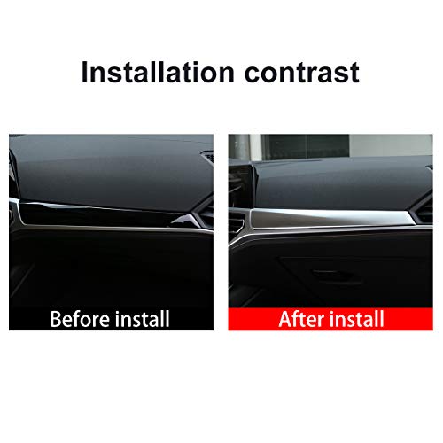 ABS Car Center Console Dashboard Decoration Panel Trim For BMW G20 G28 325li 3 Series 2019 2020 (Silver) - size: Silver