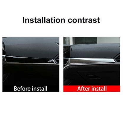 ABS Car Center Console Dashboard Decoration Panel Trim For BMW G20 G28 325li 3 Series 2019 2020 (Silver) - size: Silver