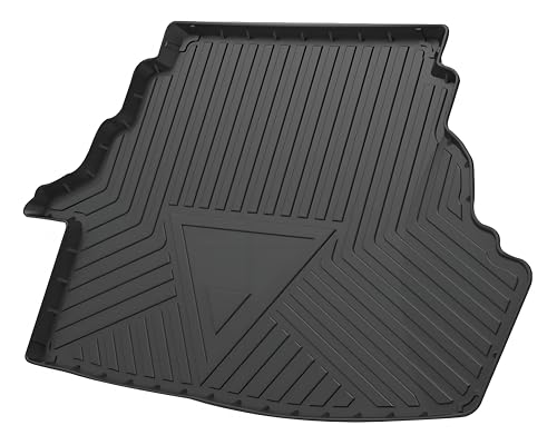 Camry Cargo Liners - All-Weather Protector 3D Custom-Fit Waterproof Durable Odorless TPO High-Raised Edge Flexible Rear Trunk Tray Floor mats Compatible with 2006-2012 Toyota Camry - size: 1）For Toyota Camry I 2007-2011 I Trunk Mat