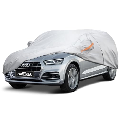 6 Layer Heavy Duty Car Cover Custom Fit for Audi Q5, BMW X1,X3(04-23) Mercedes-Benz GLB, GLC(16-22),Waterproof All Weather Car Tarp Outdoor Protection with Cotton Lining - size: Bmw X1, Benz Glb, Audi Q5
