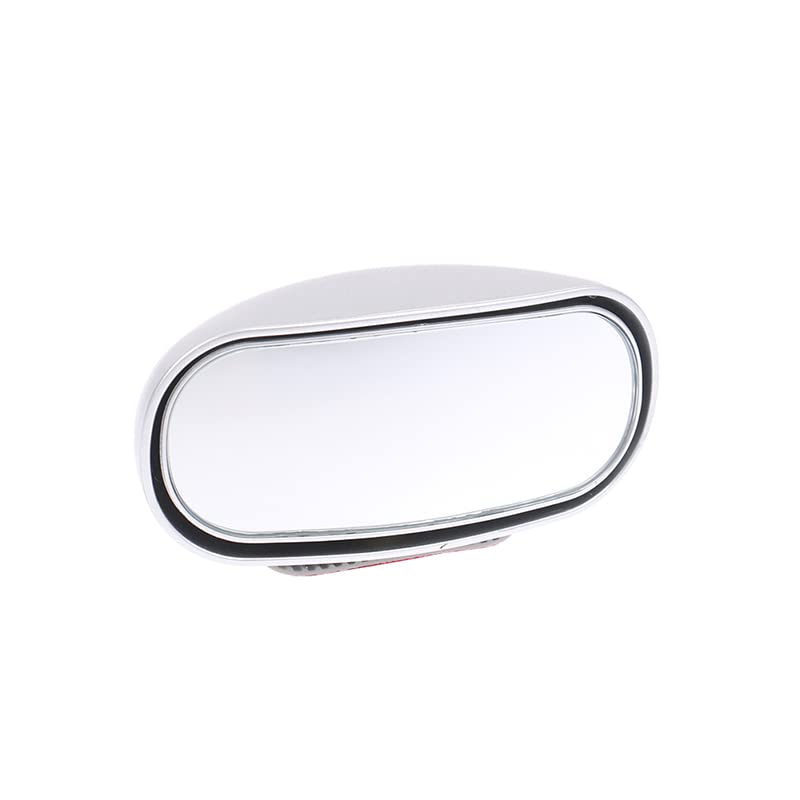 Blind Spot Car Mirror Rectangular,Adjustable Blindspot Convex Wide Angle Side Rearview Mirror for Cars Trucks SUV - color: Sliver 1 Piece