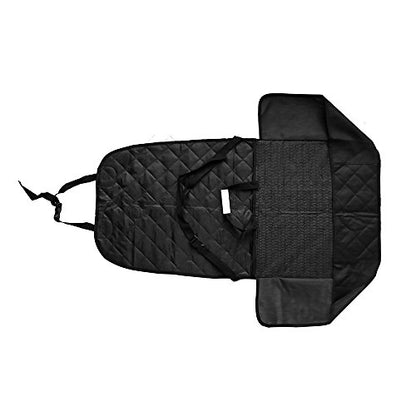 HONEST OUTFITTERS Dog Car Seat Cover, Pet Front Cover for Cars, Trucks, and Suv's - Waterproof & Nonslip Dog Seat Cover,(Front Seat) - color: Black