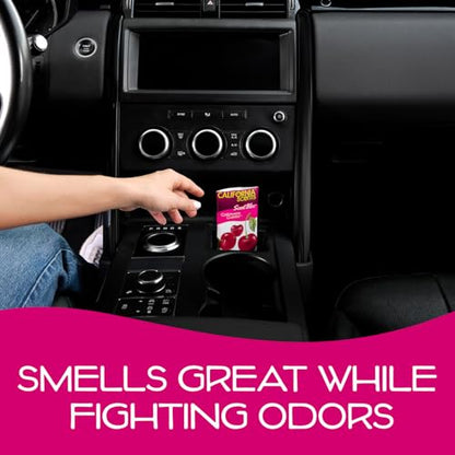 California Scents Power Bloc Car Air Freshener, Coronado Cherry Scent - size: 0.88 Ounce (Pack of 6)