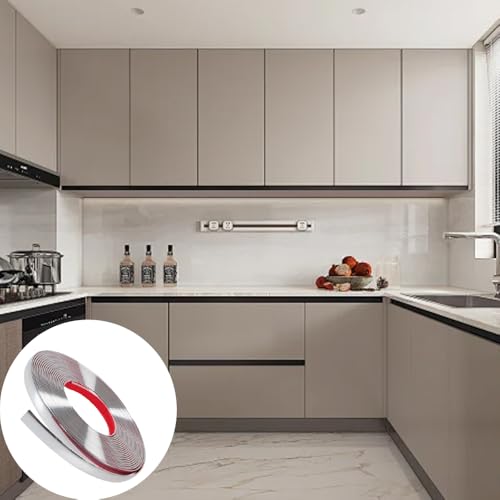 Automotive Chrome Trim Molding, 1/2 Inch Wide 26FT Chrome Trim, Car Body Chrome Trim Strip, Universal Moulding Trim Strip Line Decoration for Car Truck RV Bumpers, Door, Window, Side (Silver)